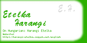 etelka harangi business card